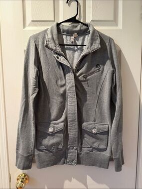 Element Women's Gray Utility Zip Jacket